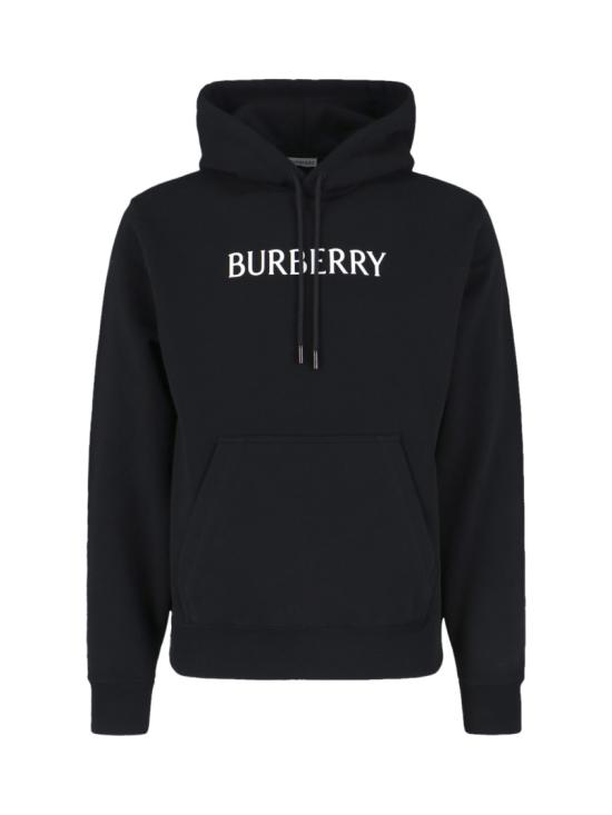 26SS 버버리 로고 코튼 후드 8118999A1189 Black