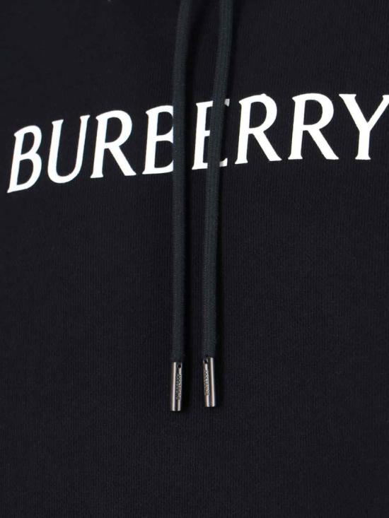 26SS 버버리 로고 코튼 후드 8118999A1189 Black - BURBERRY
