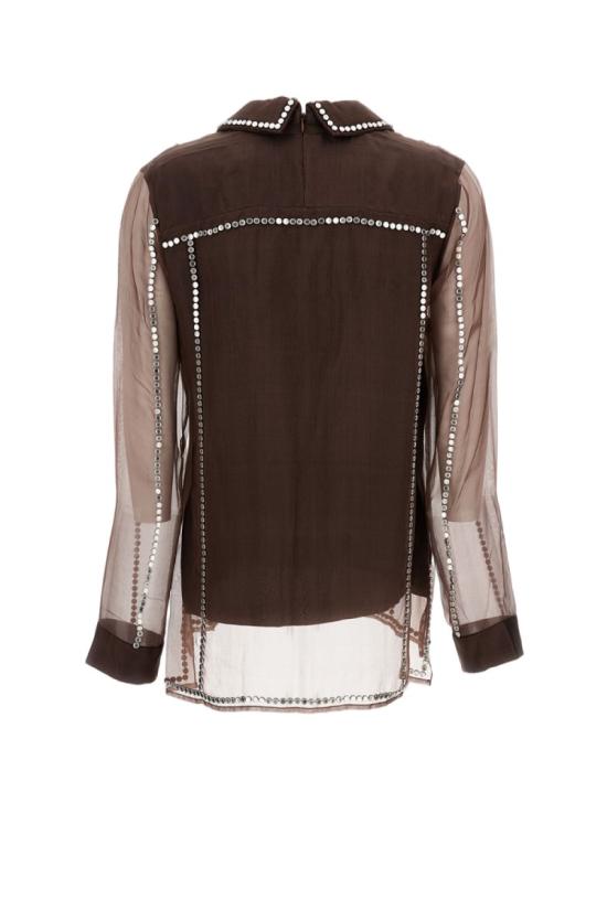 25FW 웨일즈보너 탑 WA25TO01SE01801 Brown - WALES BONNER