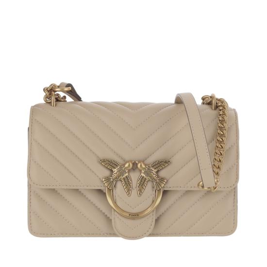 26SS 핑코 숄더백 100074A0GKC50Q Neutrals