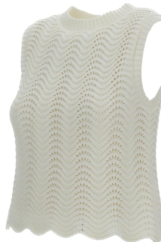 26SS 루루 드 세종 민소매 티셔츠 VITTORIAIVORY White - LOULOU DE SAISON