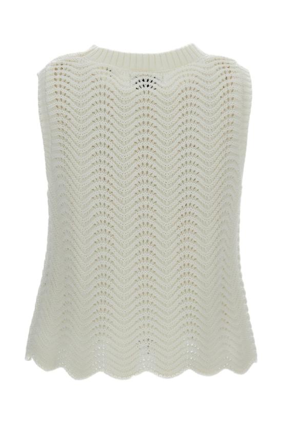 26SS 루루 드 세종 민소매 티셔츠 VITTORIAIVORY White - LOULOU DE SAISON