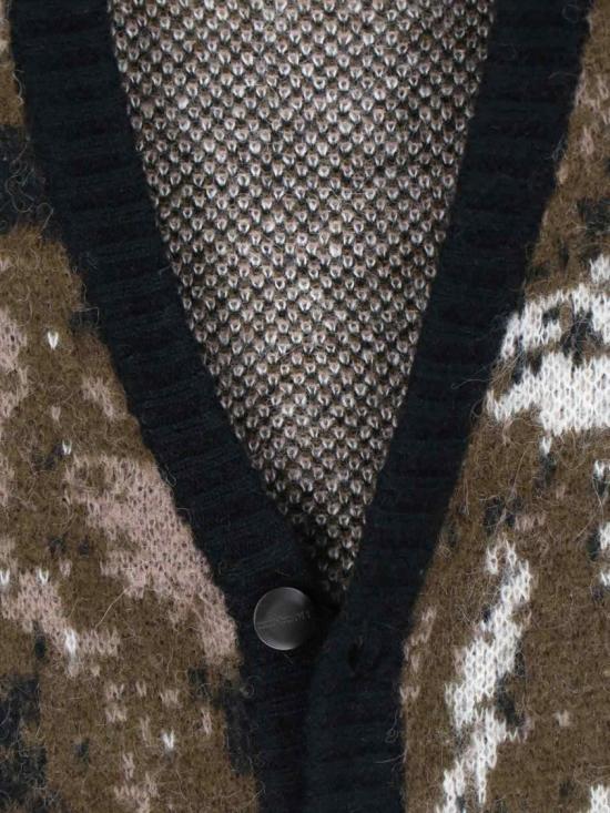 25FW 칼하트 WIP 머튼 가디건 와일드 도그 자카드 I03539138XXX Brown - CARHARTT WIP