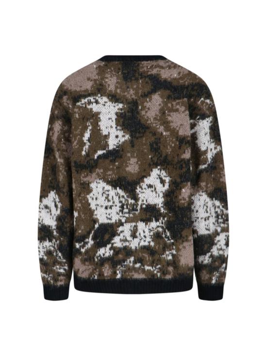 25FW 칼하트 WIP 머튼 가디건 와일드 도그 자카드 I03539138XXX Brown - CARHARTT WIP