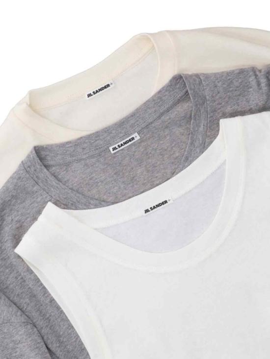 25SS 질샌더 반팔 티셔츠 J47FV0110 JTN357971 Neutrals - JIL SANDER