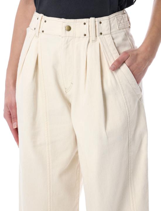 26SS 이자벨마랑 데님 팬츠 PA0659FAD1G02I 23EC Beige - ISABEL MARANT