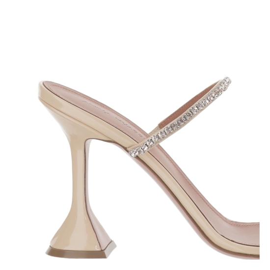 26SS 아미나 무아디 샌들 GILDASLIPPER95CHAMPAGNEPEARLYGOLDQUARTZ Neutrals - AMINA MUADDI