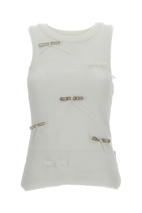 26SS 데 펨메스 민소매 티셔츠 D101JUD0101 White