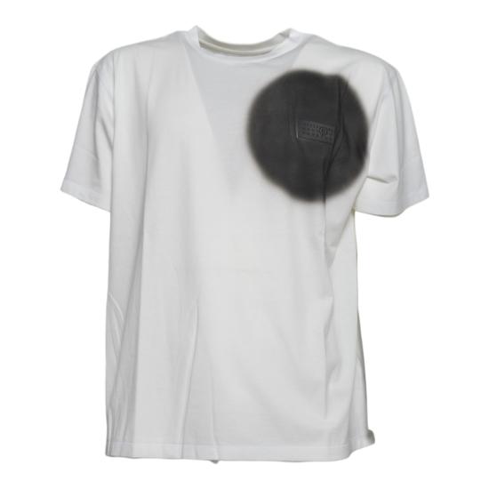 26SS MM6 메종마르지엘라 스프레이 페인트 티셔츠 SH0GC0067M20048 101 White