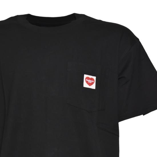 26SS 칼하트 WIP 반팔 티셔츠 I032128 1V2XX Black - CARHARTT WIP