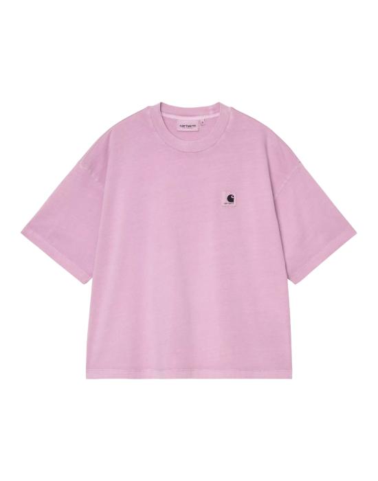 26SS 칼하트 WIP 숏슬리브 넬슨 티셔츠 I033051 3IBGD Lilac