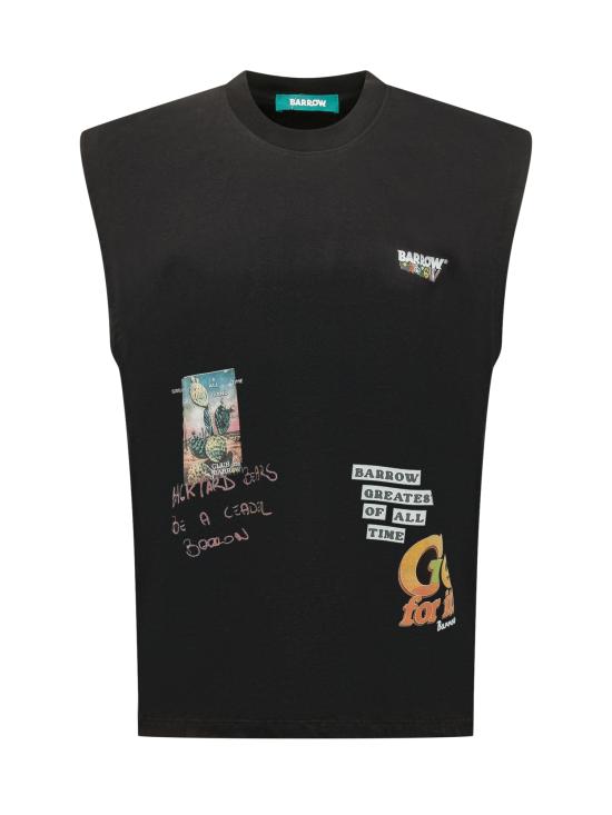 26SS 바로우 민소매 티셔츠 S6BWUATH033 110 NERO