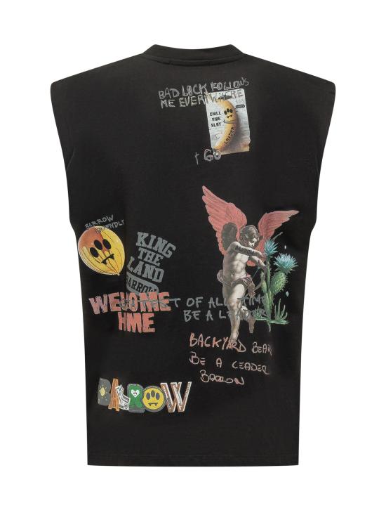 26SS 바로우 민소매 티셔츠 S6BWUATH033 110 NERO - BARROW