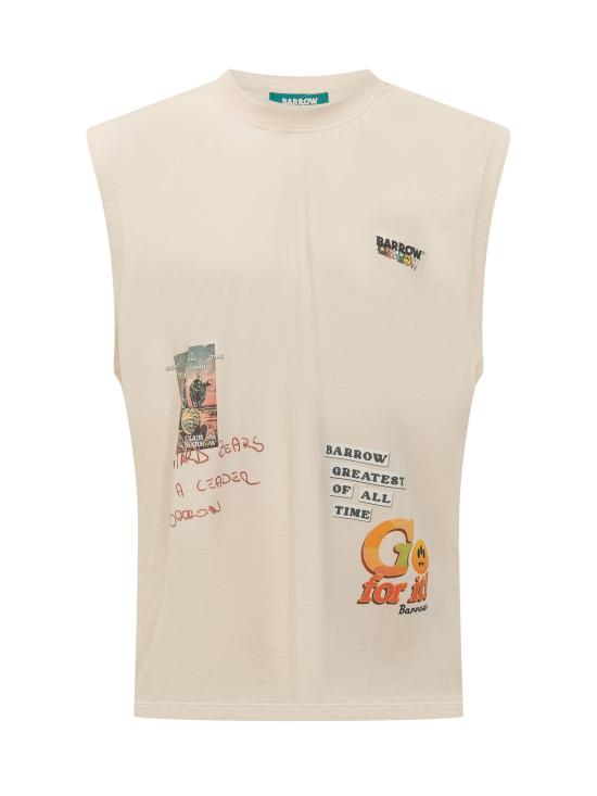 26SS 바로우 민소매 티셔츠 S6BWUATH033 013 CREMA