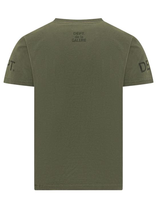 26SS 갤러리 디파트먼트 반팔 티셔츠 TOP044 TROOPOLIVE TROOP OLIVE - GALLERY DEPT