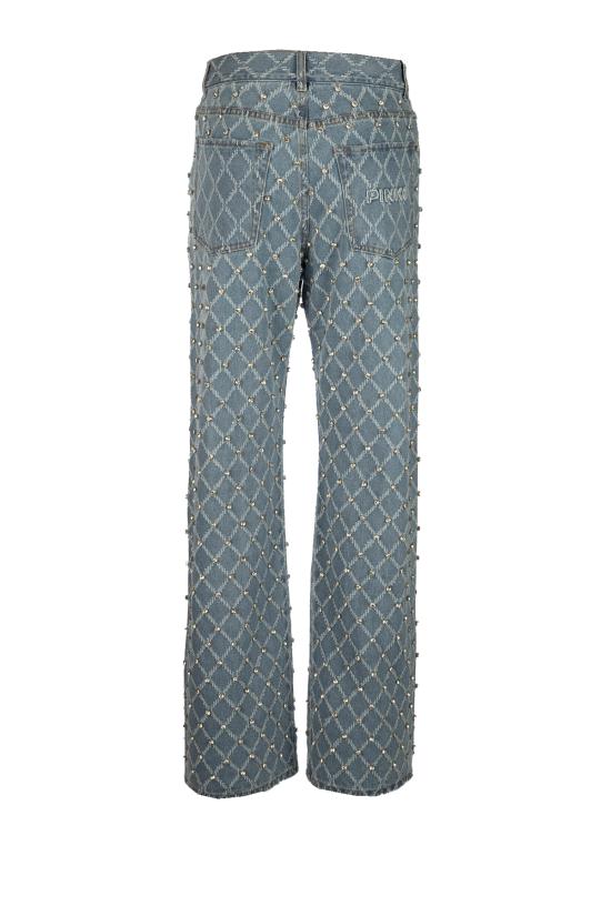 26SS 핑코 스트레이트 팬츠 101733A32N PJE LAVAGGIO CHIARO - PINKO