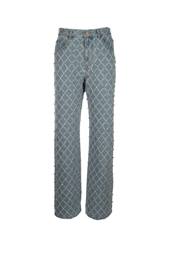 26SS 핑코 스트레이트 팬츠 101733A32N PJE LAVAGGIO CHIARO