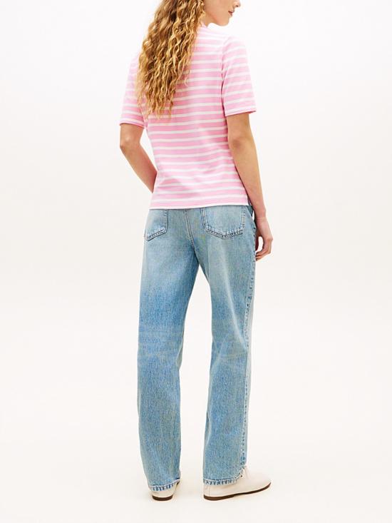 26SS 타미힐피거 반팔 티셔츠 WW0WW43224 0EB Pink - TOMMY HILFIGER