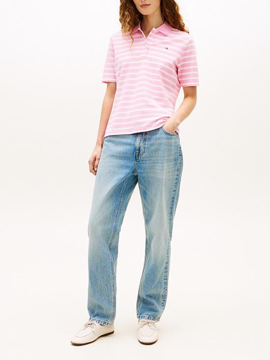 26SS 타미힐피거 반팔 티셔츠 WW0WW43224 0EB Pink - TOMMY HILFIGER