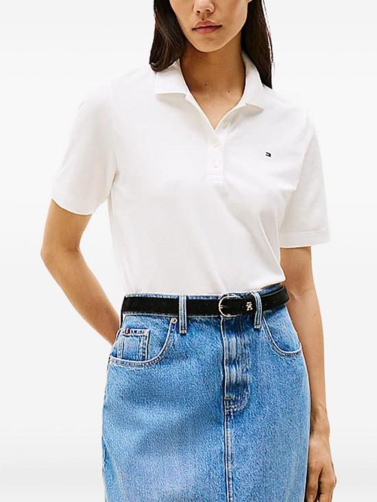 26SS 타미힐피거 반팔 티셔츠 WW0WW43224 YBL Beige - TOMMY HILFIGER