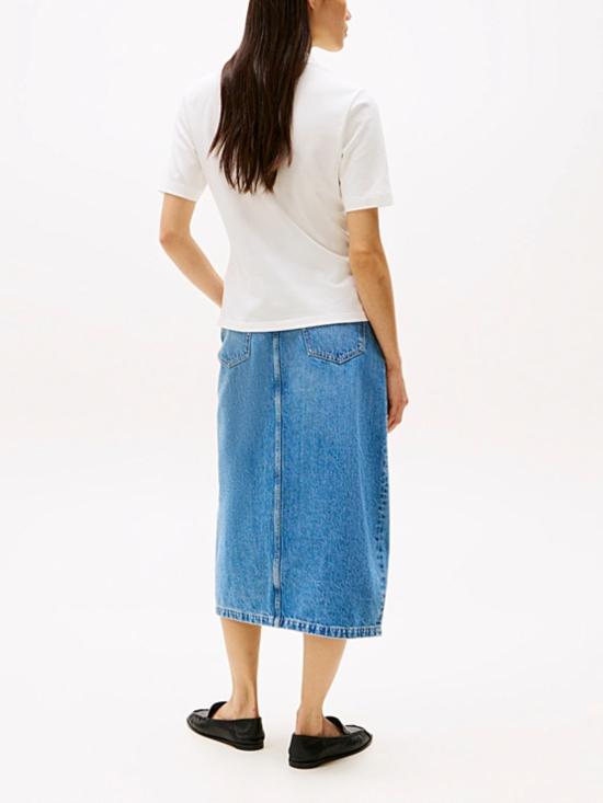 26SS 타미힐피거 반팔 티셔츠 WW0WW43224 YBL Beige - TOMMY HILFIGER