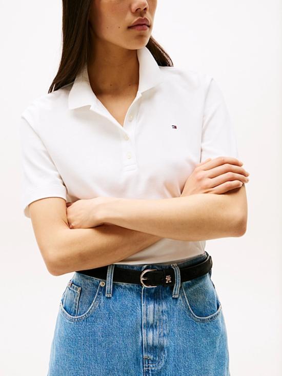 26SS 타미힐피거 반팔 티셔츠 WW0WW43224 YBL Beige - TOMMY HILFIGER