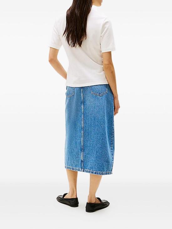 26SS 타미힐피거 반팔 티셔츠 WW0WW43224 YBL Beige - TOMMY HILFIGER