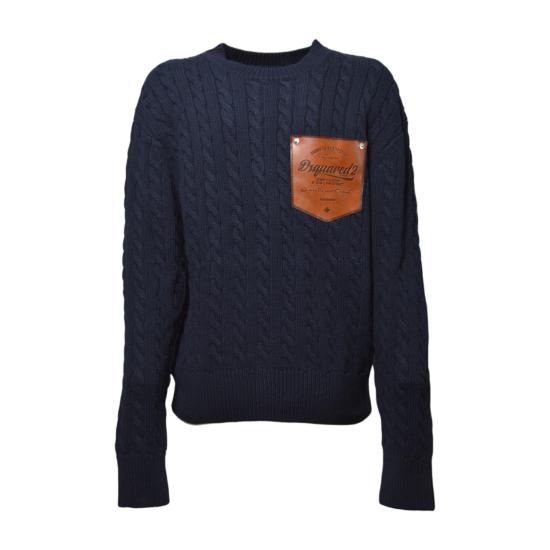 26SS [키즈] 디스퀘어드2 가디건 DQ3244D0ACU DQ866 Blu lavato