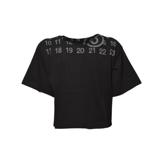 26SS [키즈] MM6 메종마르지엘라 티셔츠 M61017MM02Y M6900 Black