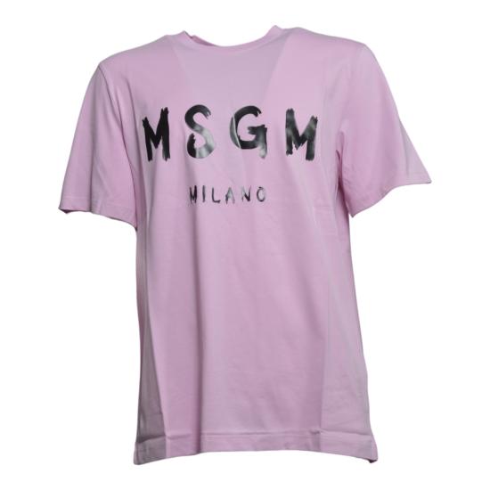 26SS 엠에스지엠 반팔 티셔츠 3940MM510257798 13 Pink