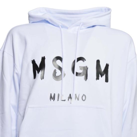 26SS 엠에스지엠 긴팔 티셔츠 2000MM515300000 01 White - MSGM