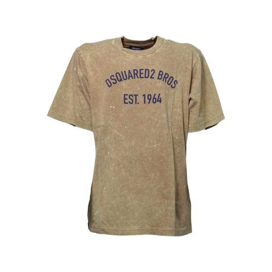26SS [키즈] 디스퀘어드2 티셔츠 DQ3170D0AG8 DQ730 Camel