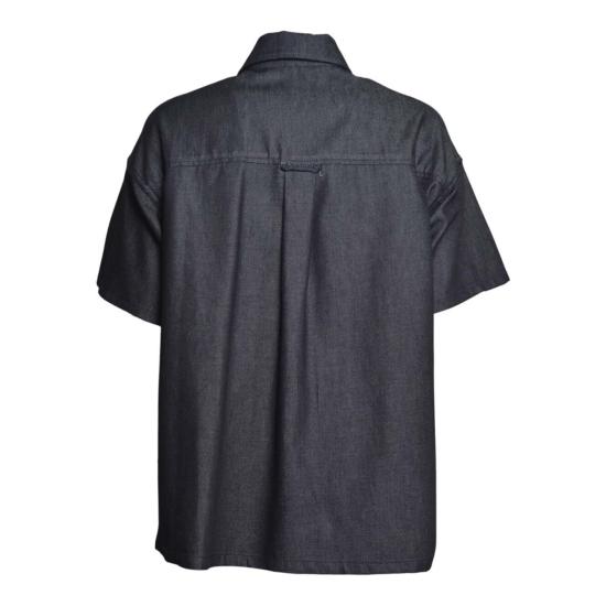 26SS 질샌더 반팔 셔츠 J47DL0182J46664 010 Denim scuro - JIL SANDER