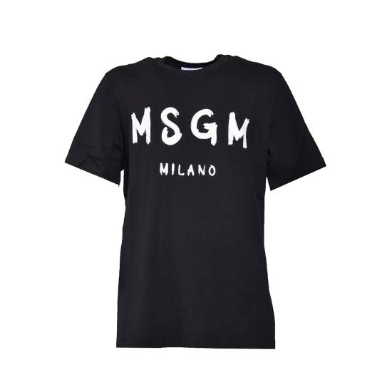 26SS 엠에스지엠 반팔 티셔츠 2000MM510200002 99 Black