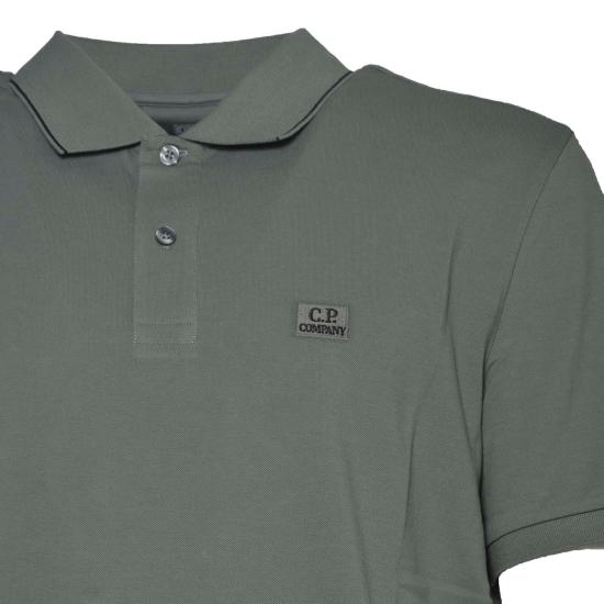 26SS 씨피 컴퍼니 폴로 티셔츠 20CMPL722A005263W 668 Green - C.P. COMPANY