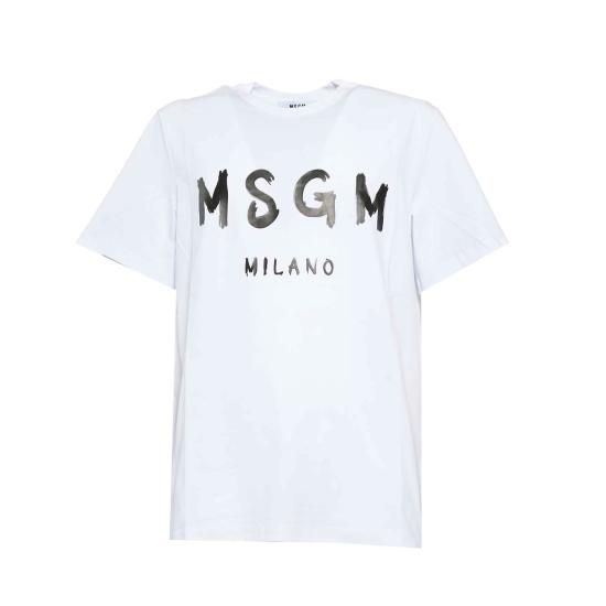 26SS 엠에스지엠 반팔 티셔츠 2000MM510200002 01 White