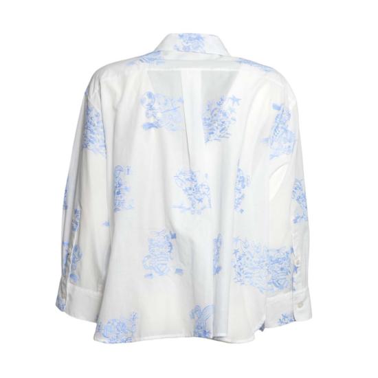 26SS 겐조 블라우스 FG52CH2809EG 01 White - KENZO