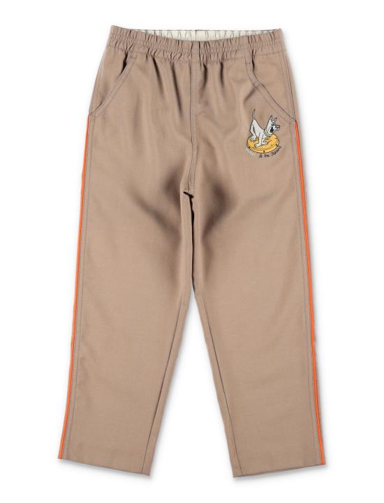 25FW [키즈] 구찌 스트레이트 팬츠 737824XWAX7 2719 BEIGE