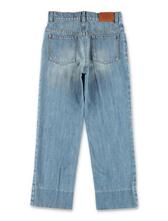 25FW [키즈] 구찌 진 740912XDCIT 4452 DENIM - GUCCI