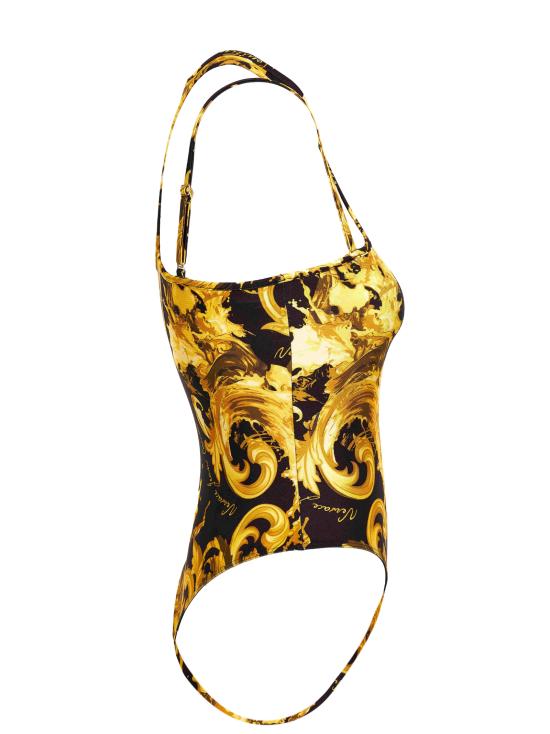 26SS 베르사체 바디수트 티셔츠 80HAM211 JS532G89 Black - VERSACE