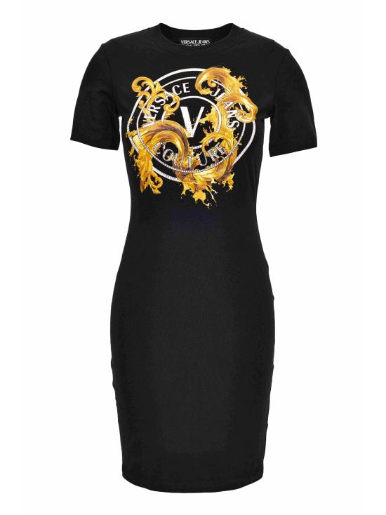 26SS 베르사체 미디 원피스 80HAOE01 CJ02EG89 Black