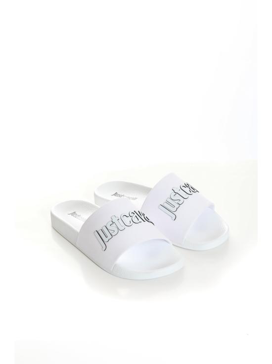 26SS 저스트까발리 뮬/슬리퍼 80RA3SZ1 ZSE50003 White - JUST CAVALLI