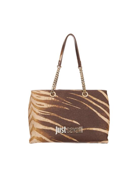 26SS 저스트까발리 토트백 80RA4BB9 ZSA85R83 Brown