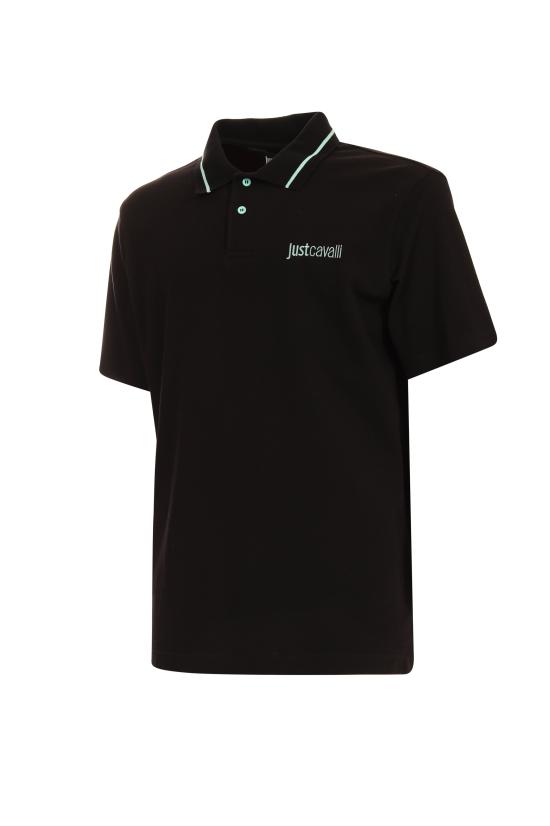 26SS 저스트까발리 폴로 티셔츠 80OAGT12 CJ506899 Black - JUST CAVALLI