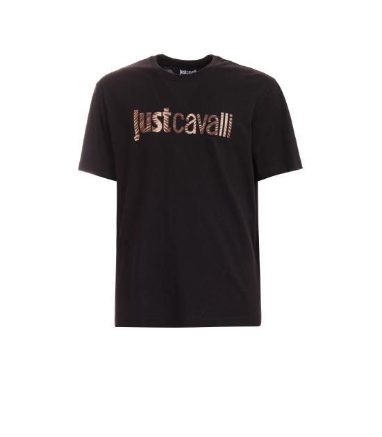 26SS 저스트까발리 반팔 티셔츠 80OAHT03 CJ500899 Black