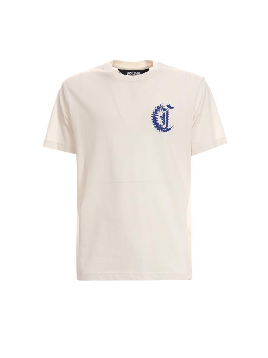 26SS 저스트까발리 반팔 티셔츠 80OAHT23 CJ500004 White