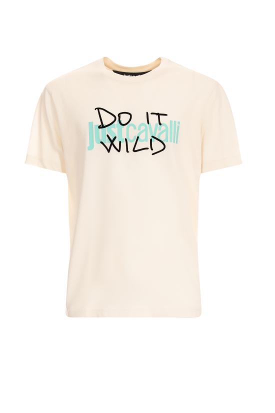 26SS 저스트까발리 반팔 티셔츠 80OAHT09 CJ500204 Blue