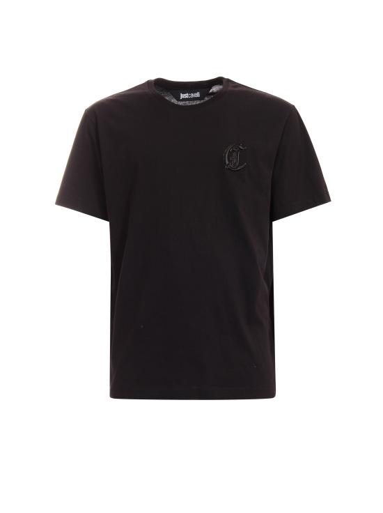 26SS 저스트까발리 반팔 티셔츠 80OAHT07 CJ500899 Black