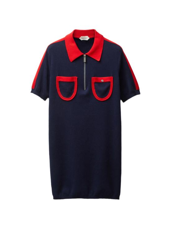 26SS 베르사체 미디 원피스 10243441A17391 1U040 Blue