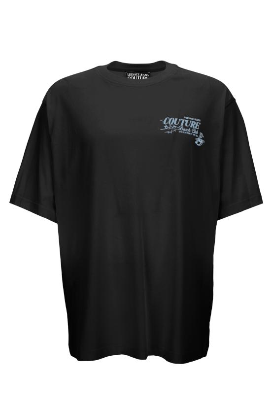 26SS 베르사체 반팔 티셔츠 80GAHT09 CJ00T899 Black